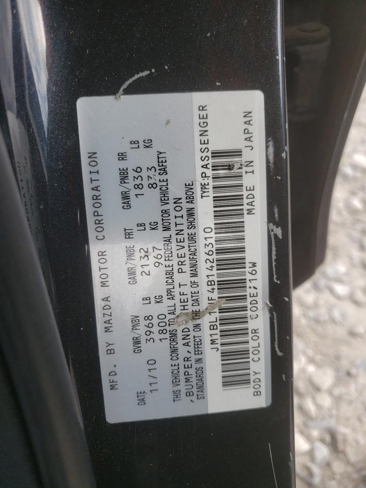 Photo 10 from auction – 2011 MAZDA 3 I with VIN JM1BL1UF4B1426310