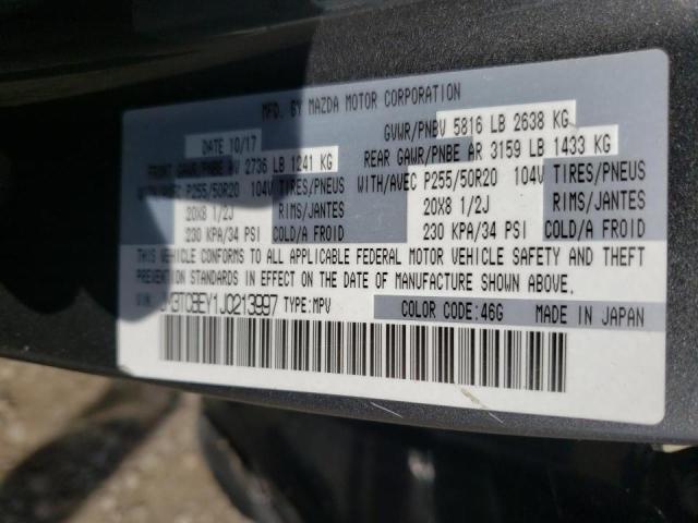 Photo 10 from auction – 2018 MAZDA CX-9 SIGNA with VIN JM3TCBEY1J0213997