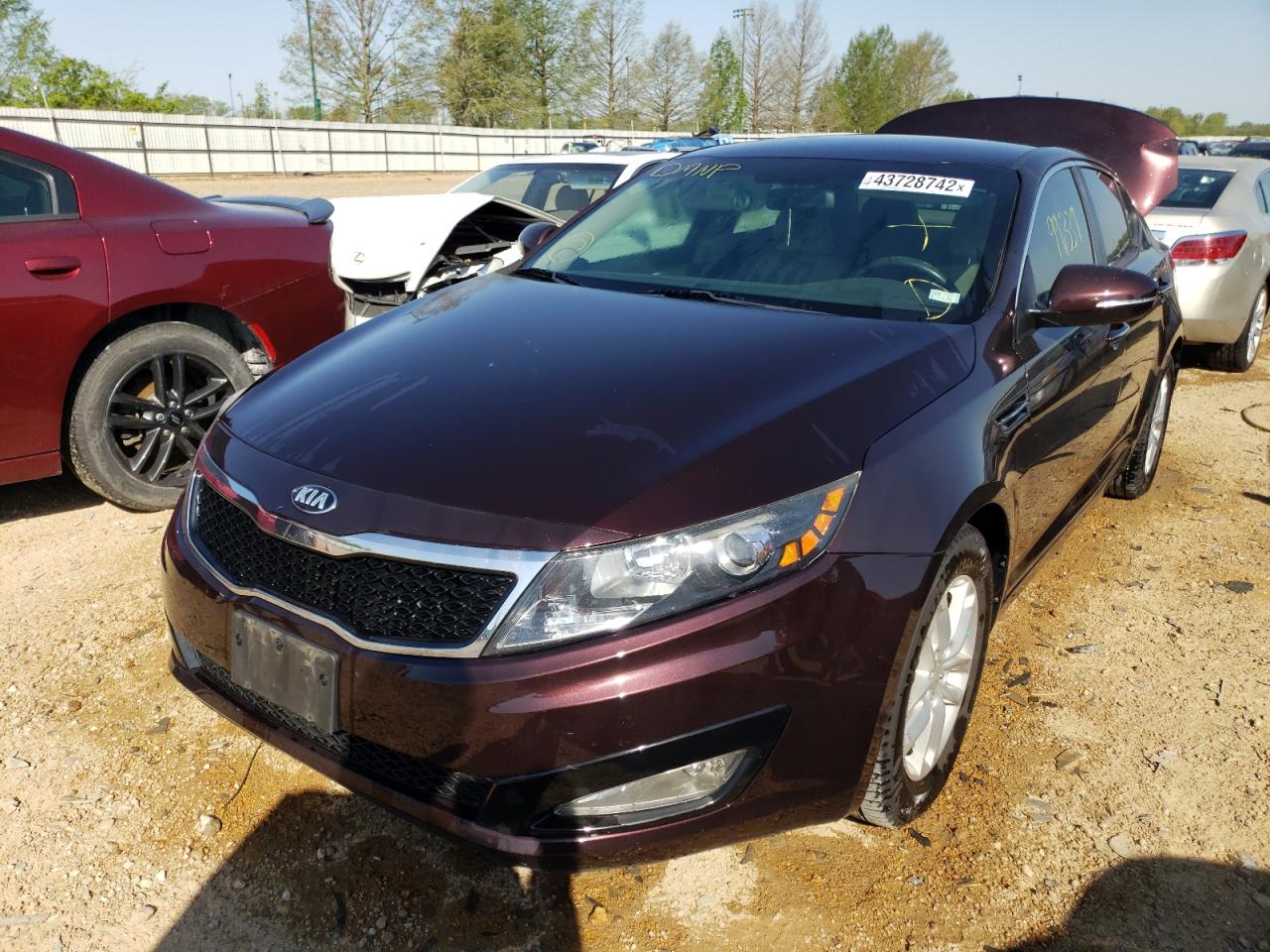Photo 2 from auction – 2013 KIA OPTIMA LX with VIN 5XXGM4A71DG227756