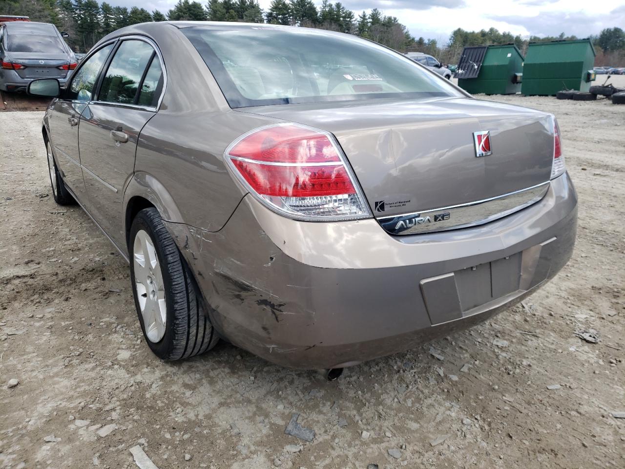 Photo 3 from auction – 2008 SATURN AURA XE with VIN 1G8ZS57B88F245394