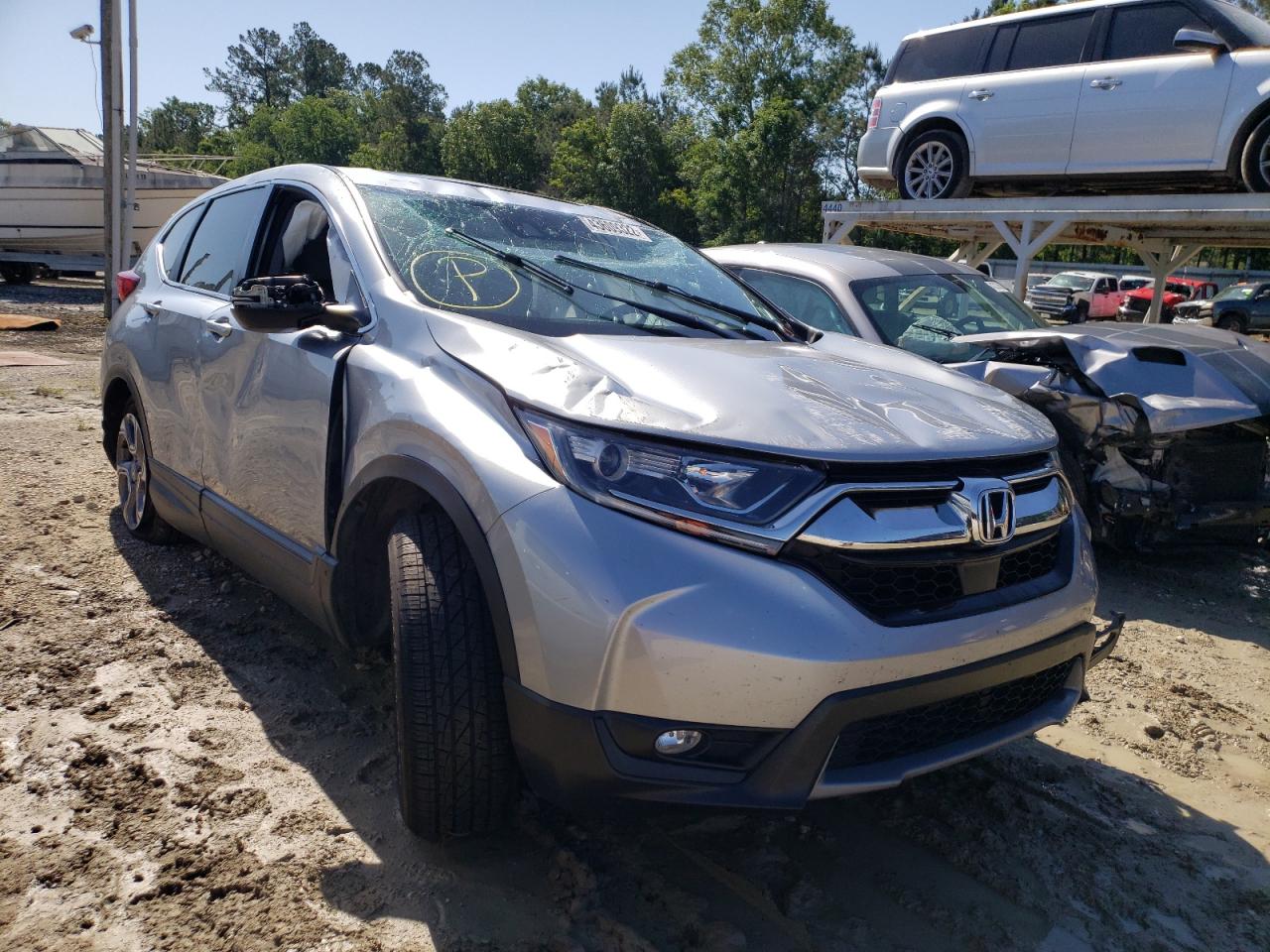 HONDA CR-V EX 2019 with VIN 7FARW1H59KE033552 - Photo from auction