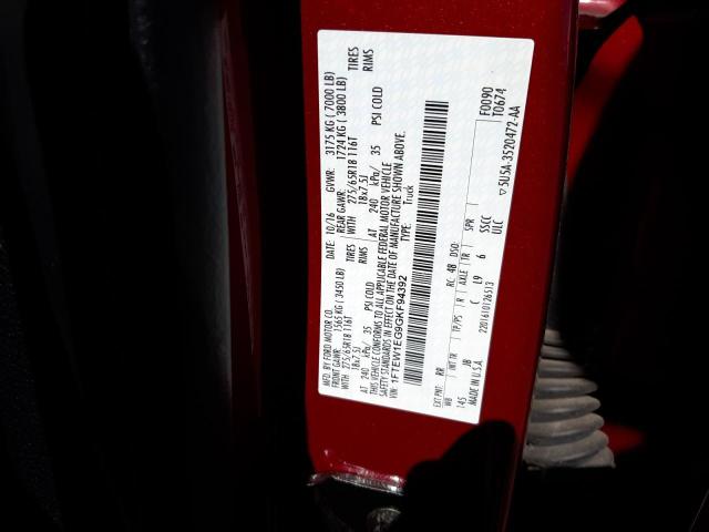 Photo 10 from auction – 2016 FORD F150 SUPER with VIN 1FTEW1EG9GKF94392
