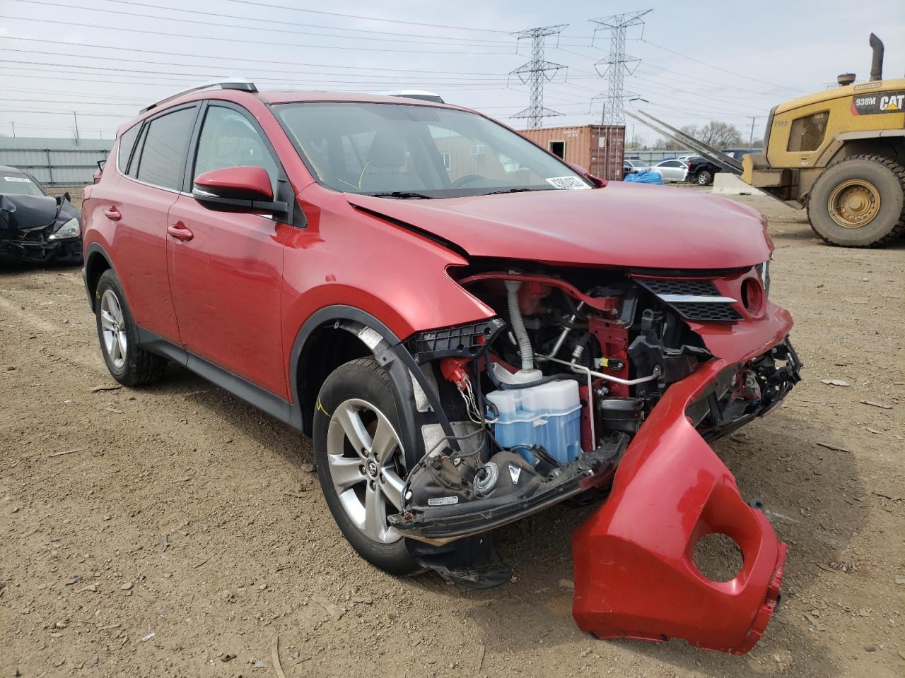 TOYOTA RAV4 XLE 2015 with VIN 2T3WFREV4FW202376 - Photo from auction