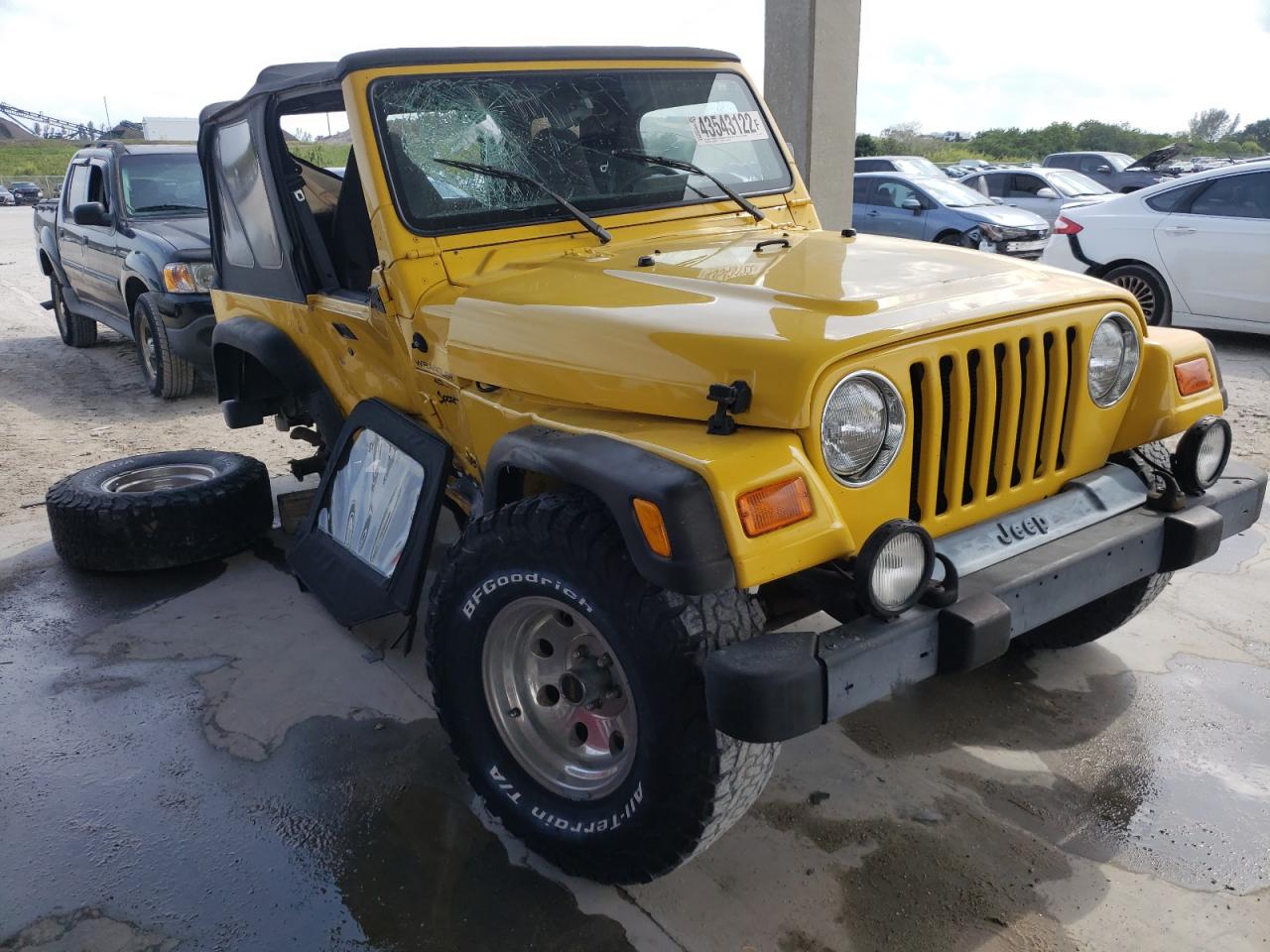 JEEP WRANGLER / 2000 с VIN 1J4FA49S7YP744713 - Фото с аукциона