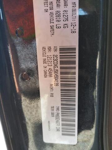 Photo 10 from auction – 2019 DODGE CHARGER SC with VIN 2C3CDXGJ5KH564139