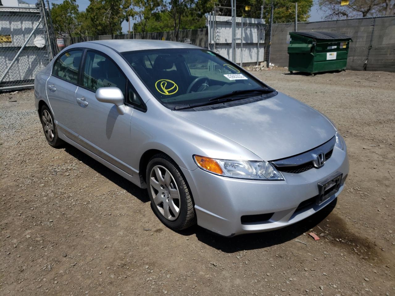 Photo 1 from auction – 2010 HONDA CIVIC LX with VIN 2HGFA1F52AH326025