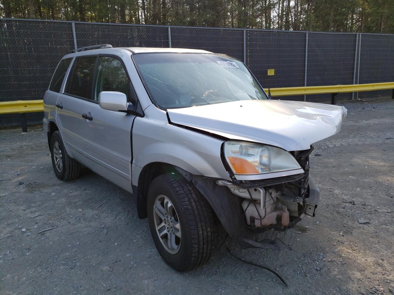 HONDA PILOT EXL 2005 with VIN 5FNYF18675B012915 - Photo from auction