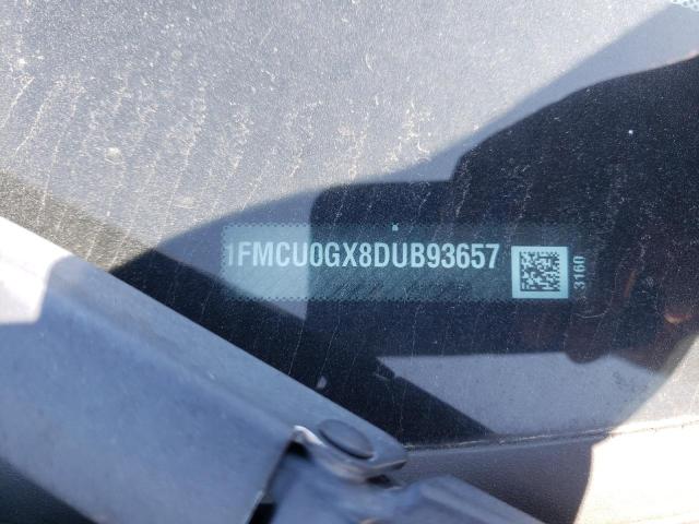Photo 1 from auction – 2013 FORD ESCAPE SE with VIN 1FMCU0GX8DUB93657
