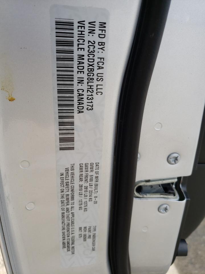 Photo 10 from auction – 2020 DODGE CHARGER SX with VIN 2C3CDXBG8LH213173