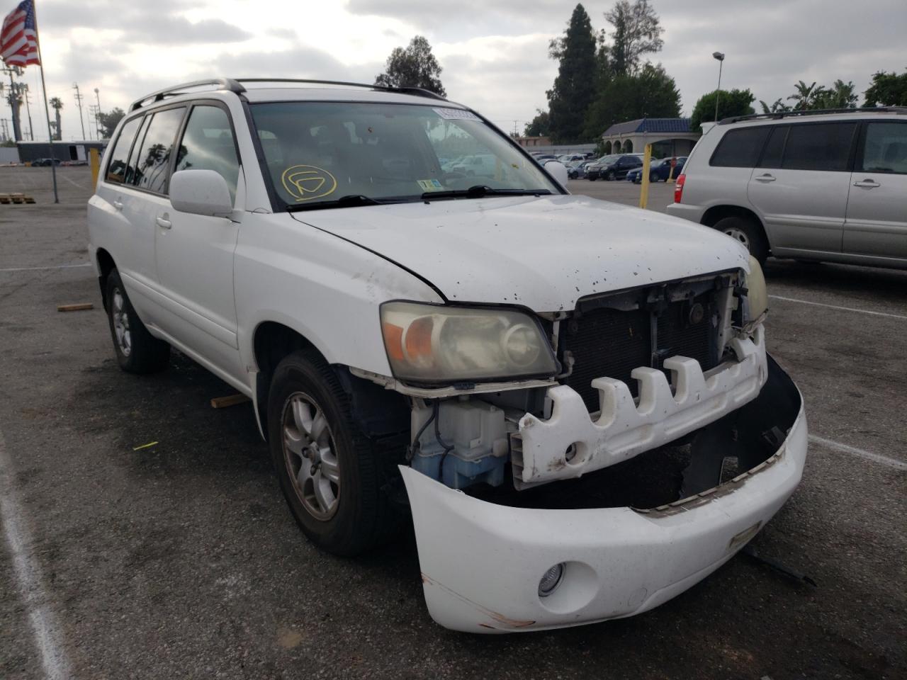 TOYOTA HIGHLANDER 2005 with VIN JTEGP21A250080515 - Photo from auction