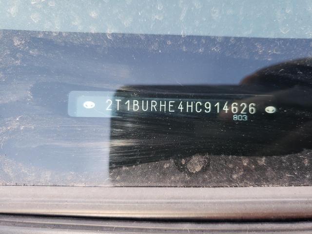 Photo 10 from auction – 2017 TOYOTA COROLLA L with VIN 2T1BURHE4HC914626