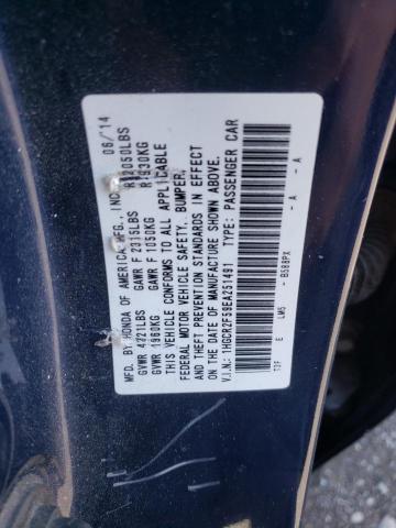Zdjęcie 10 z aukcji – 2014 HONDA ACCORD SPO z VIN 1HGCR2F59EA251491