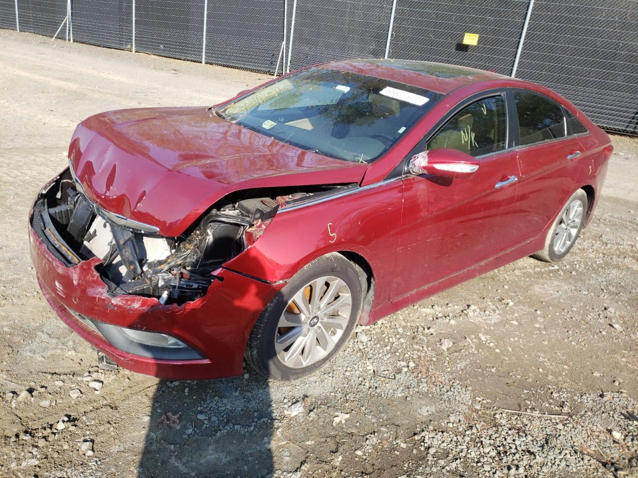 Photo 2 from auction – 2014 HYUNDAI SONATA SE with VIN 5NPEC4AC2EH899967