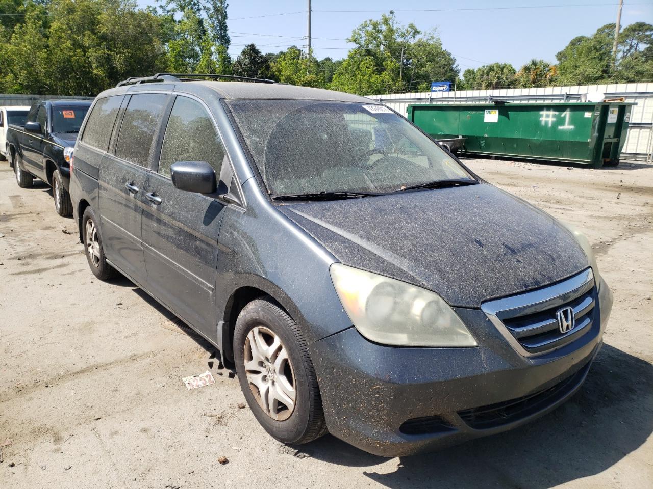 HONDA ODYSSEY EX 2006 with VIN 5FNRL38416B050505 - Photo from auction