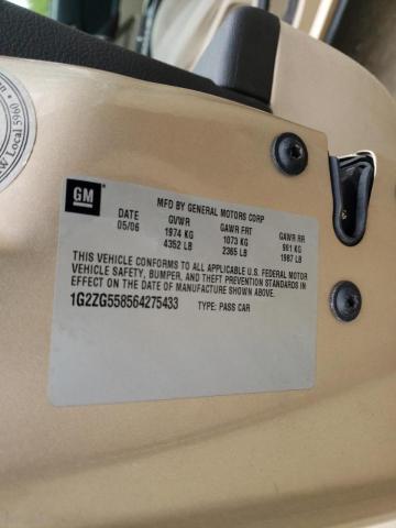 Photo 10 from auction – 2006 PONTIAC G6 SE1 with VIN 1G2ZG558564275433