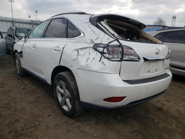 Photo 3 from auction – 2012 LEXUS RX 350 with VIN 2T2BK1BA7CC148988