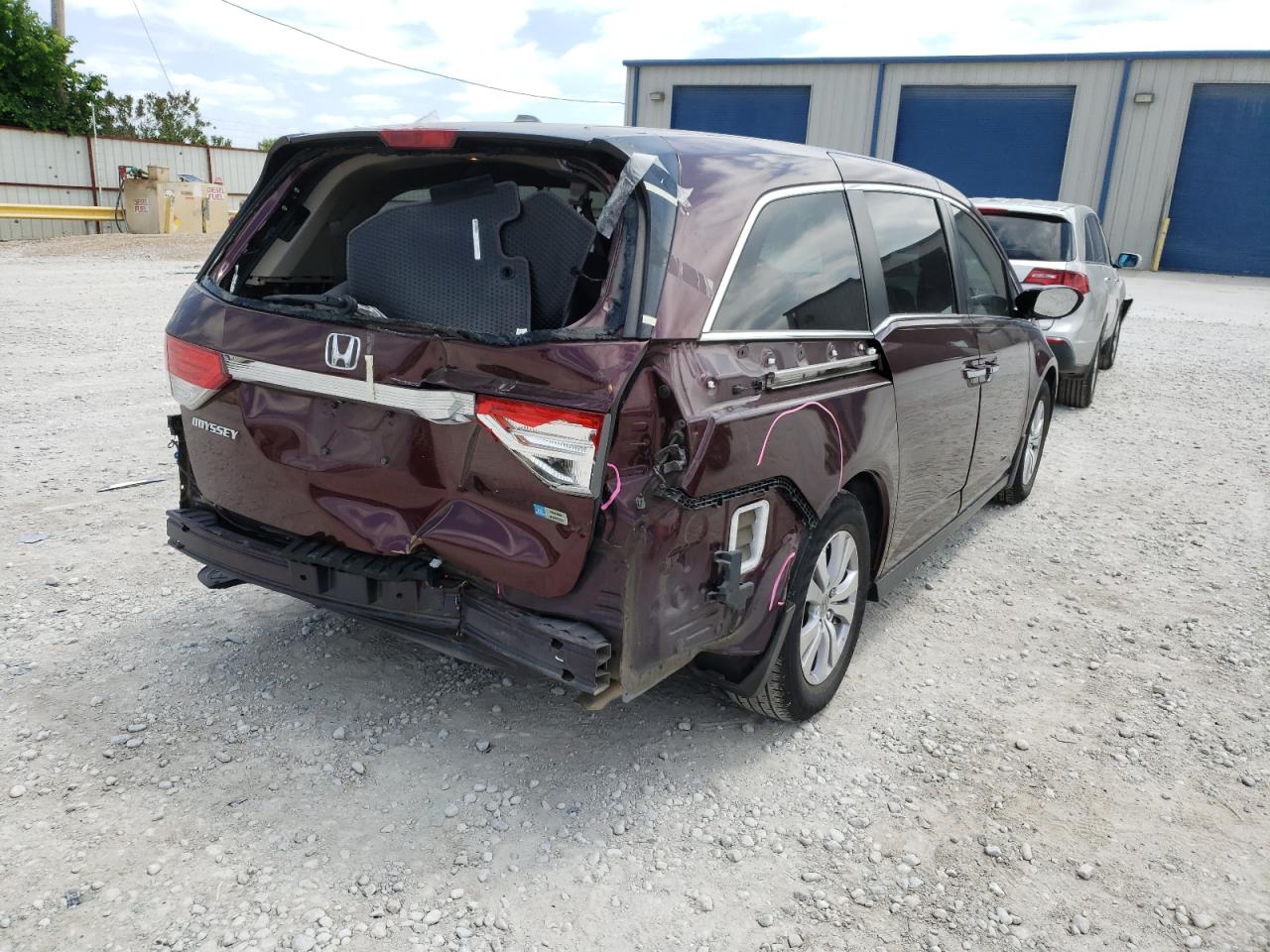 Photo 4 from auction – 2015 HONDA ODYSSEY EX with VIN 5FNRL5H68FB006093