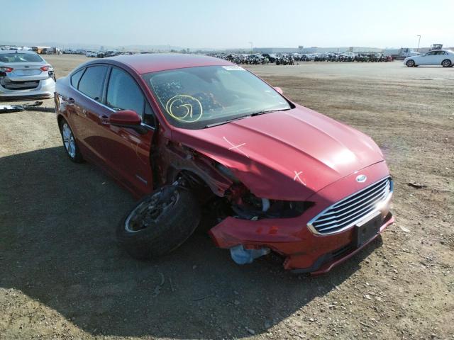 FORD FUSION SE 2019 with VIN 3FA6P0LU3KR205339 - Photo from auction