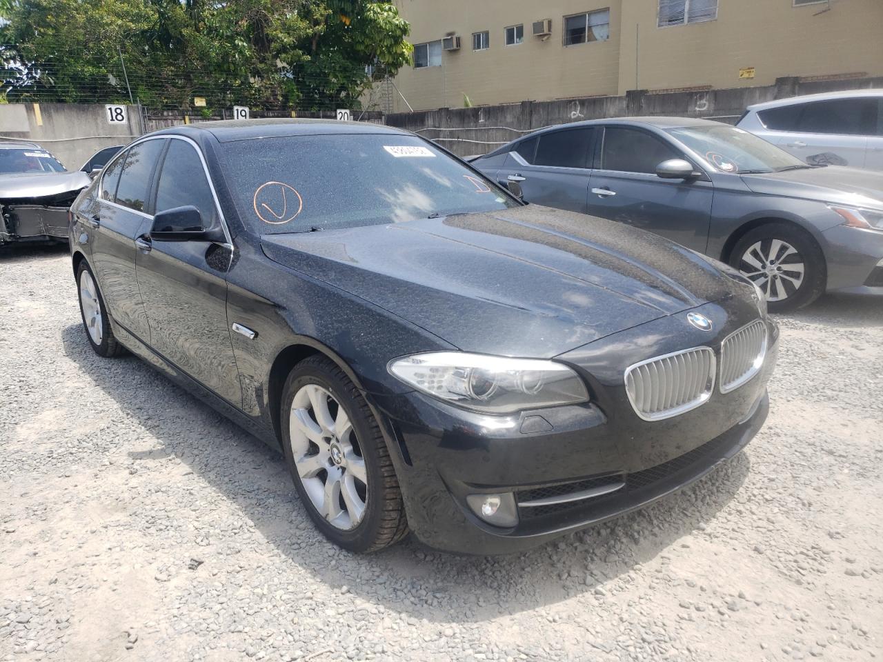BMW 550 I 2011 with VIN WBAFR9C5XBC599385 - Photo from auction