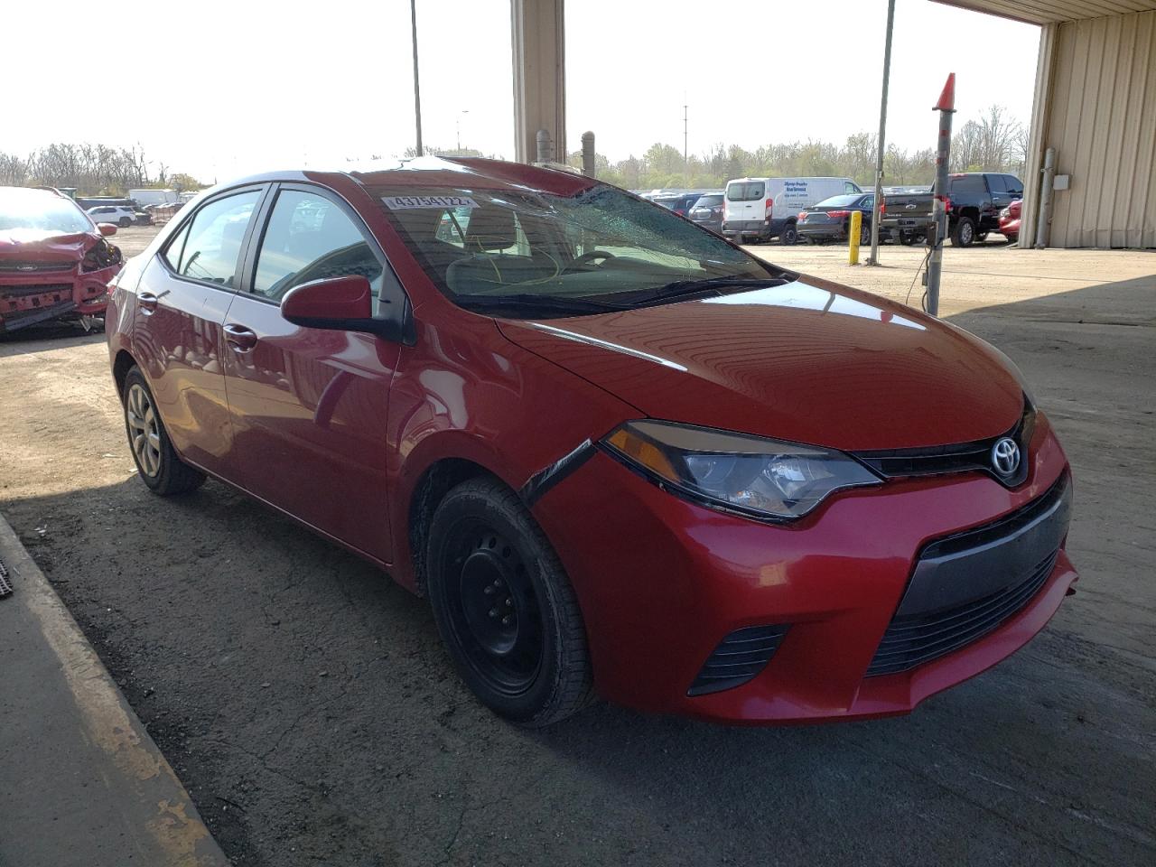 Photo 1 from auction – 2016 TOYOTA COROLLA L with VIN 2T1BURHE0GC631977