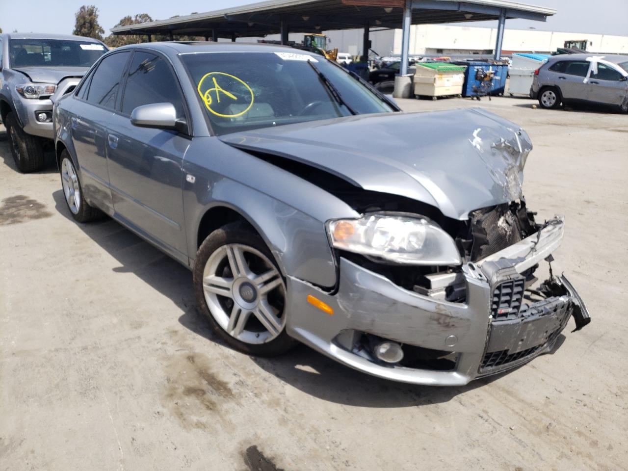AUDI A4 2.0T QU 2008 with VIN WAUDF78E68A114919 - Photo from auction