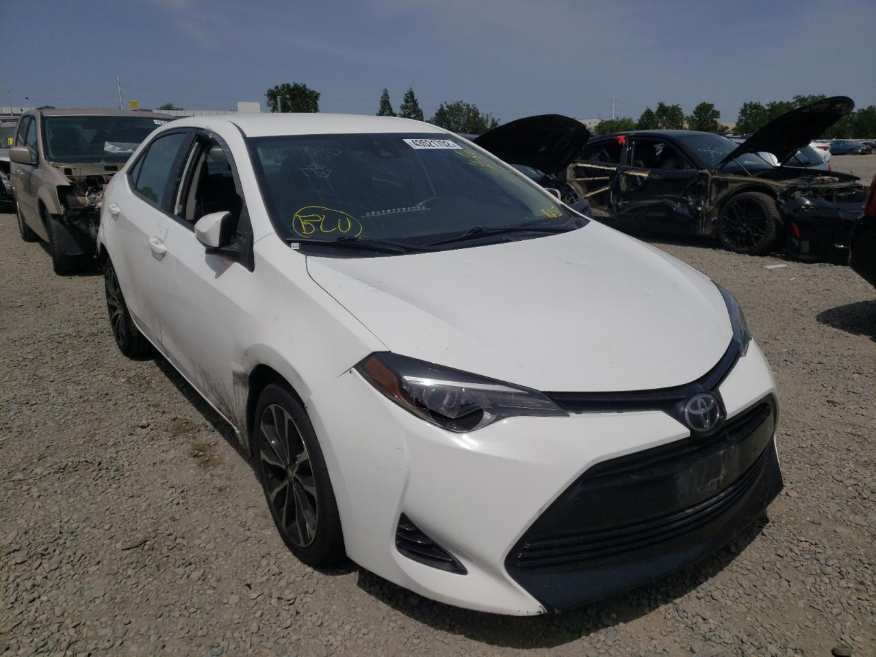 TOYOTA COROLLA L 2017 with VIN 2T1BURHE9HC929090 - Photo from auction