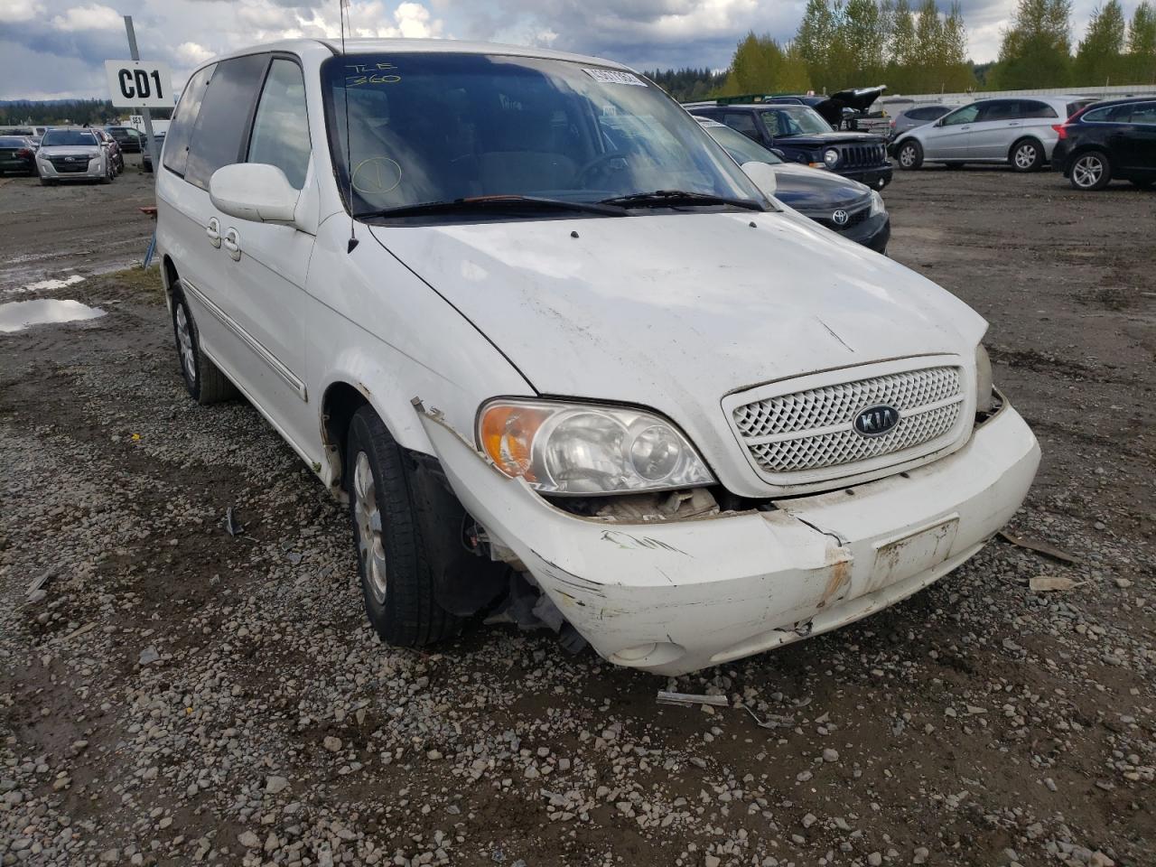 KIA SEDONA EX 2005 with VIN KNDUP132056761003 - Photo from auction