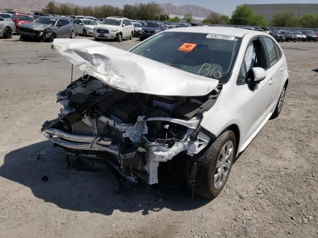 Photo 2 from auction – 2021 TOYOTA COROLLA LE with VIN 5YFEPMAE5MP213802