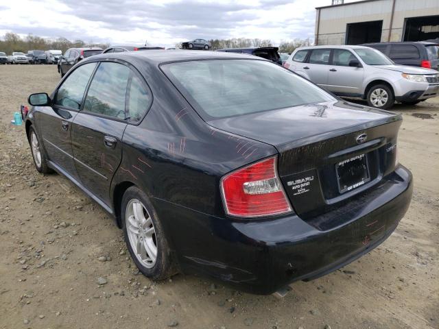 Photo 3 from auction – 2005 SUBARU LEGACY 2.5 with VIN 4S3BL626X57228042