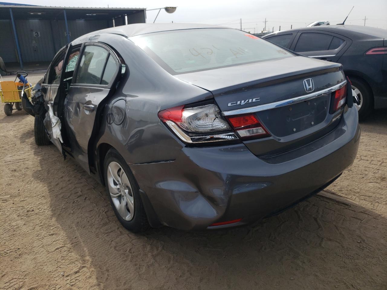 Photo 3 from auction – 2013 HONDA CIVIC LX with VIN 19XFB2F59DE210421