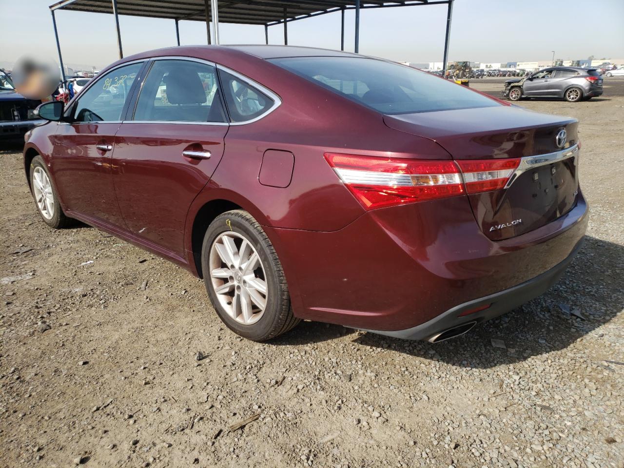 Photo 3 from auction – 2014 TOYOTA AVALON with VIN 4T1BK1EB4EU110032