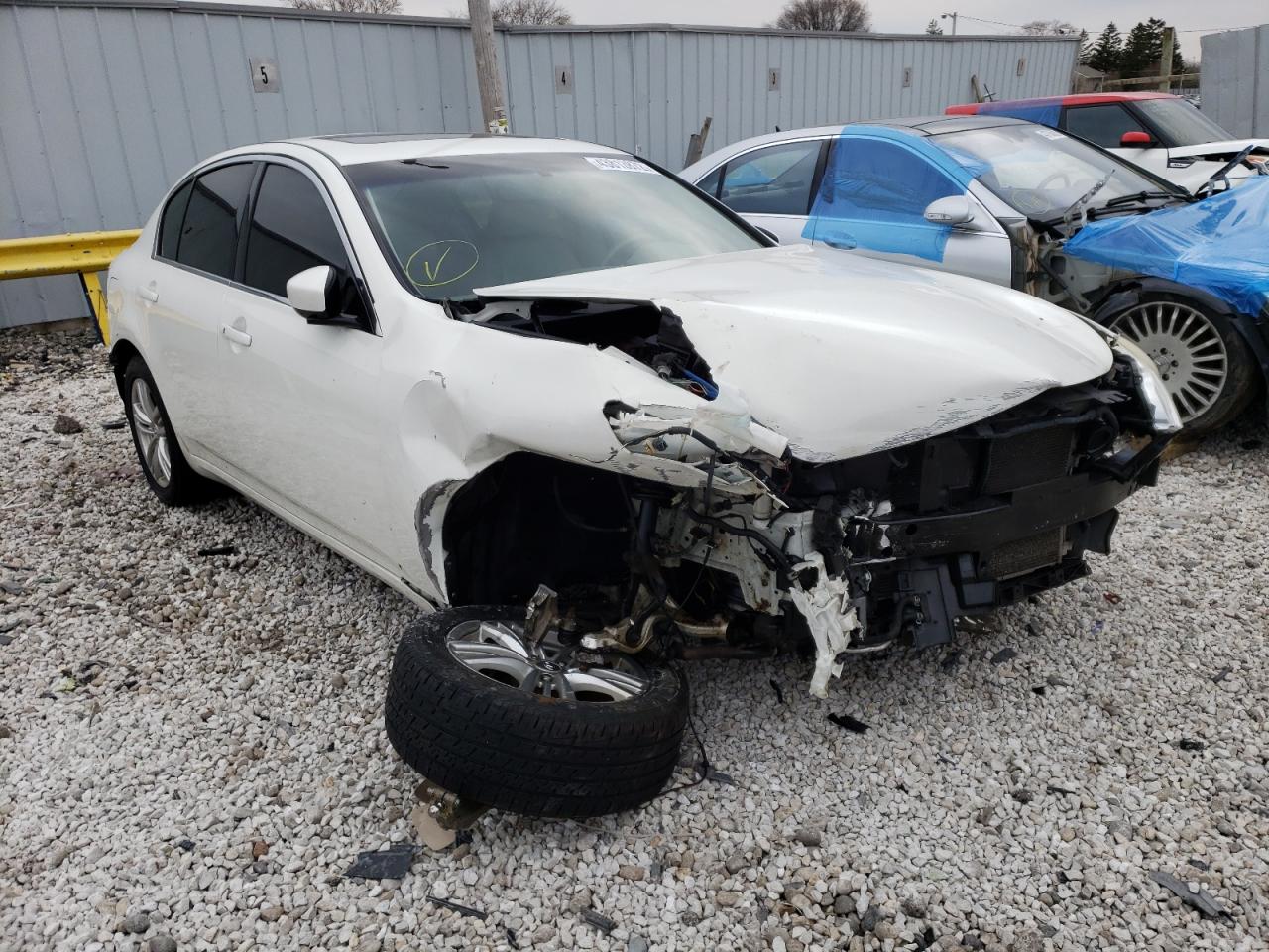 INFINITI G25 2011 with VIN JN1DV6AR3BM450100 - Photo from auction