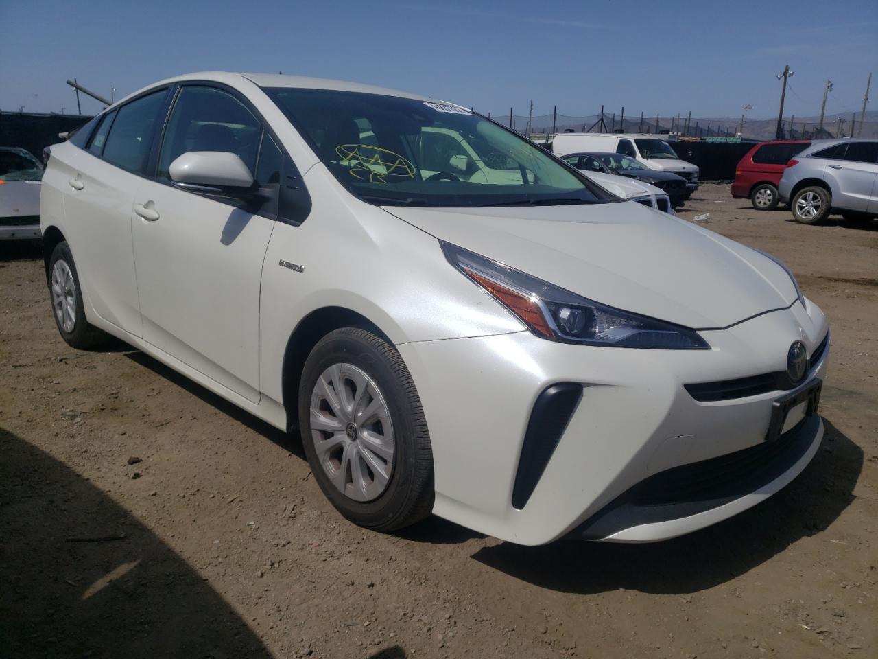 TOYOTA PRIUS 2019 with VIN JTDKARFUXK3093485 - Photo from auction