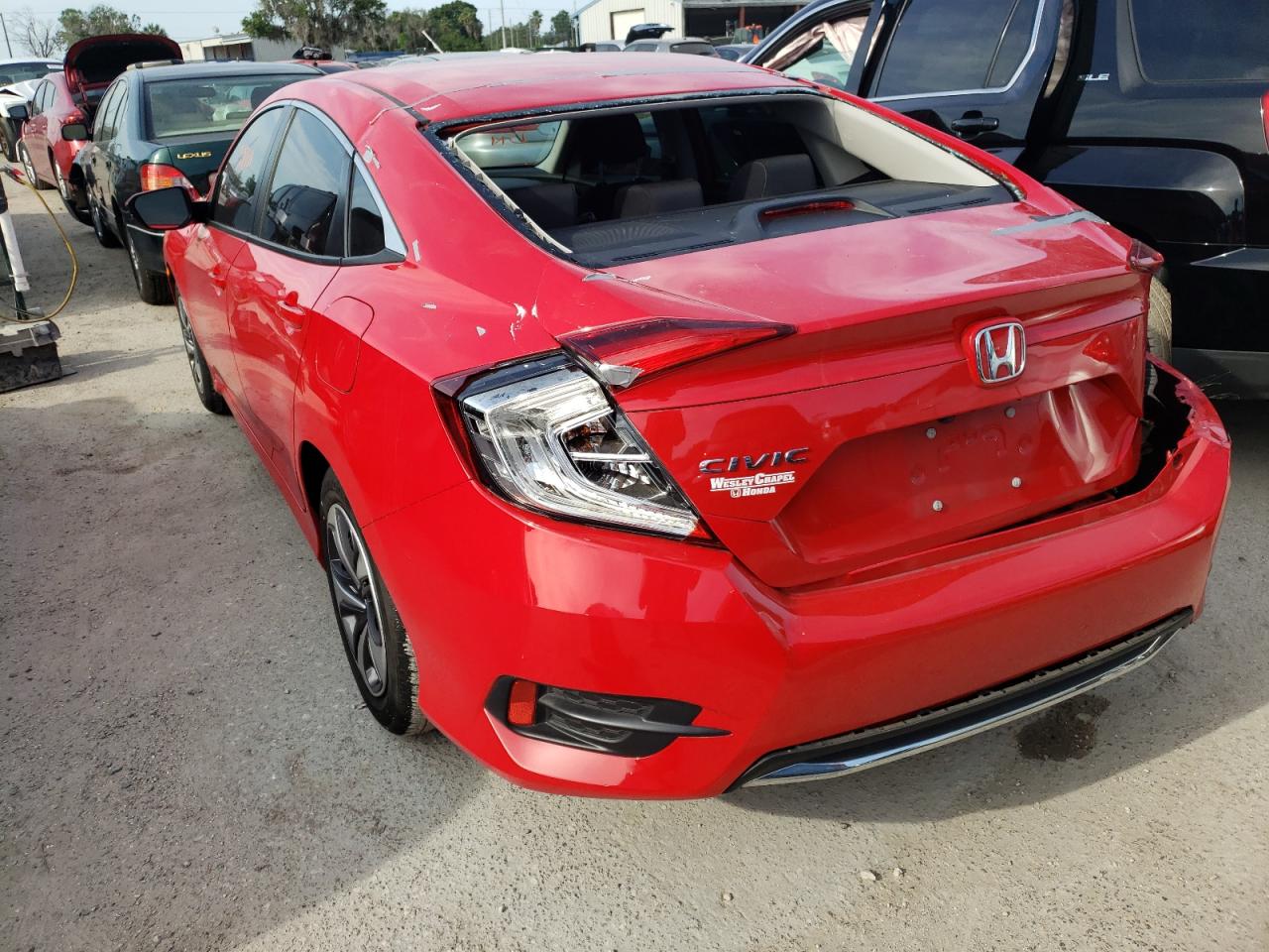 Photo 3 from auction – 2019 HONDA CIVIC LX with VIN 2HGFC2F67KH562910