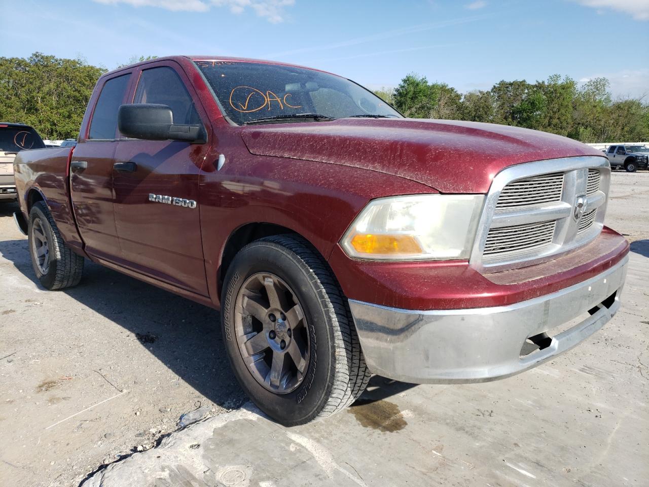 DODGE RAM 1500 2011 with VIN 1D7RB1GP7BS570150 - Photo from auction