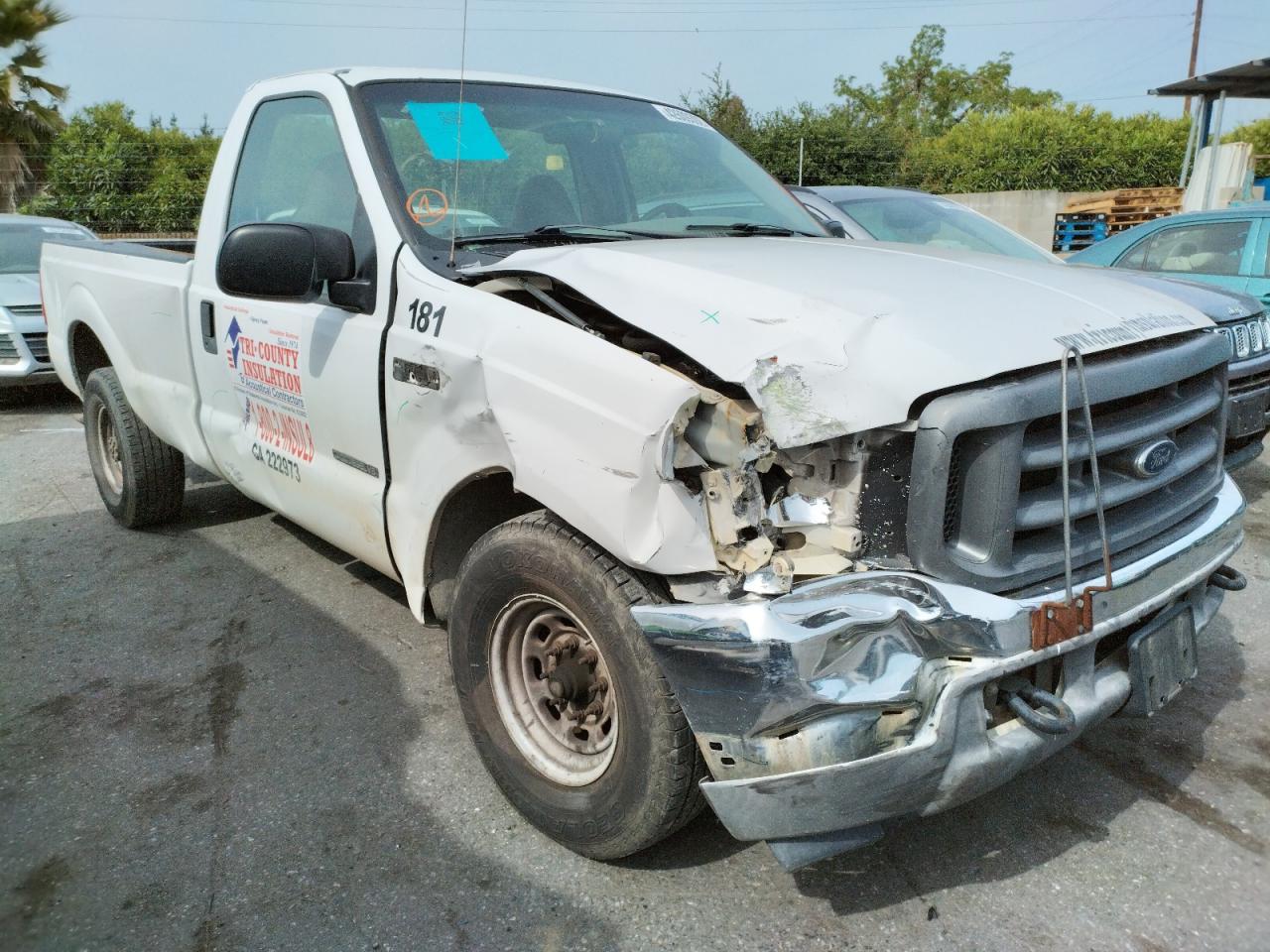 FORD F350 SRW S 2001 with VIN 3FTSF30F01MA69413 - Photo from auction
