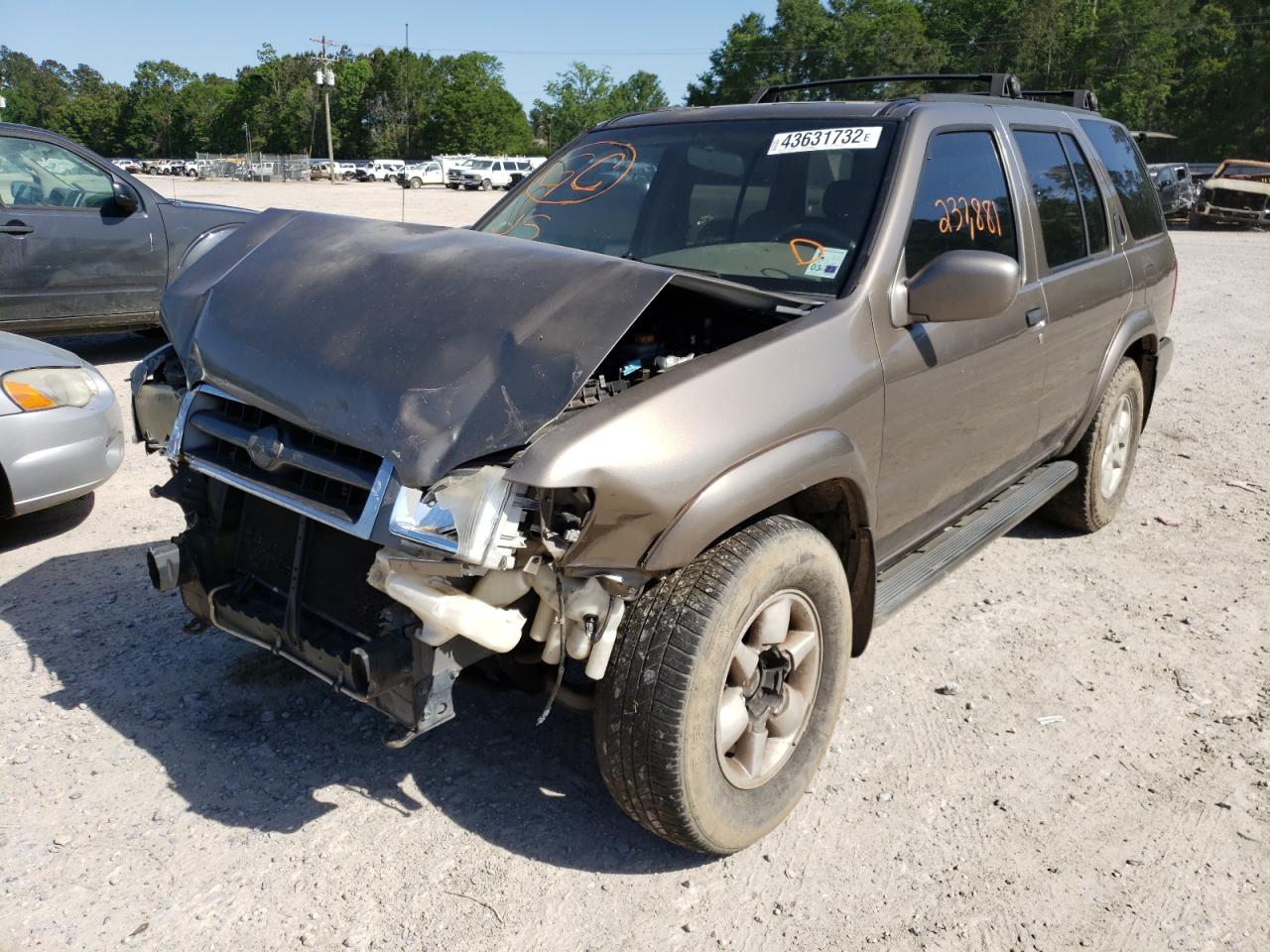 Photo 2 from auction – 2001 NISSAN PATHFINDER with VIN JN8DR07X51W503634
