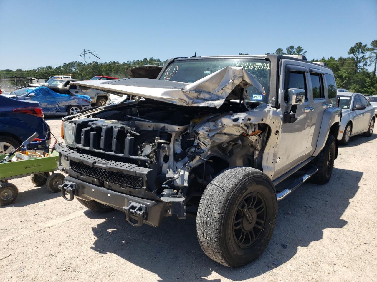 Photo 2 from auction – 2008 HUMMER H3 with VIN 5GTEN13E688120847