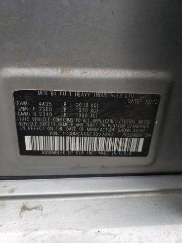 Photo 10 from auction – 2014 SUBARU LEGACY 2.5 with VIN 4S3BMCA66E3022883