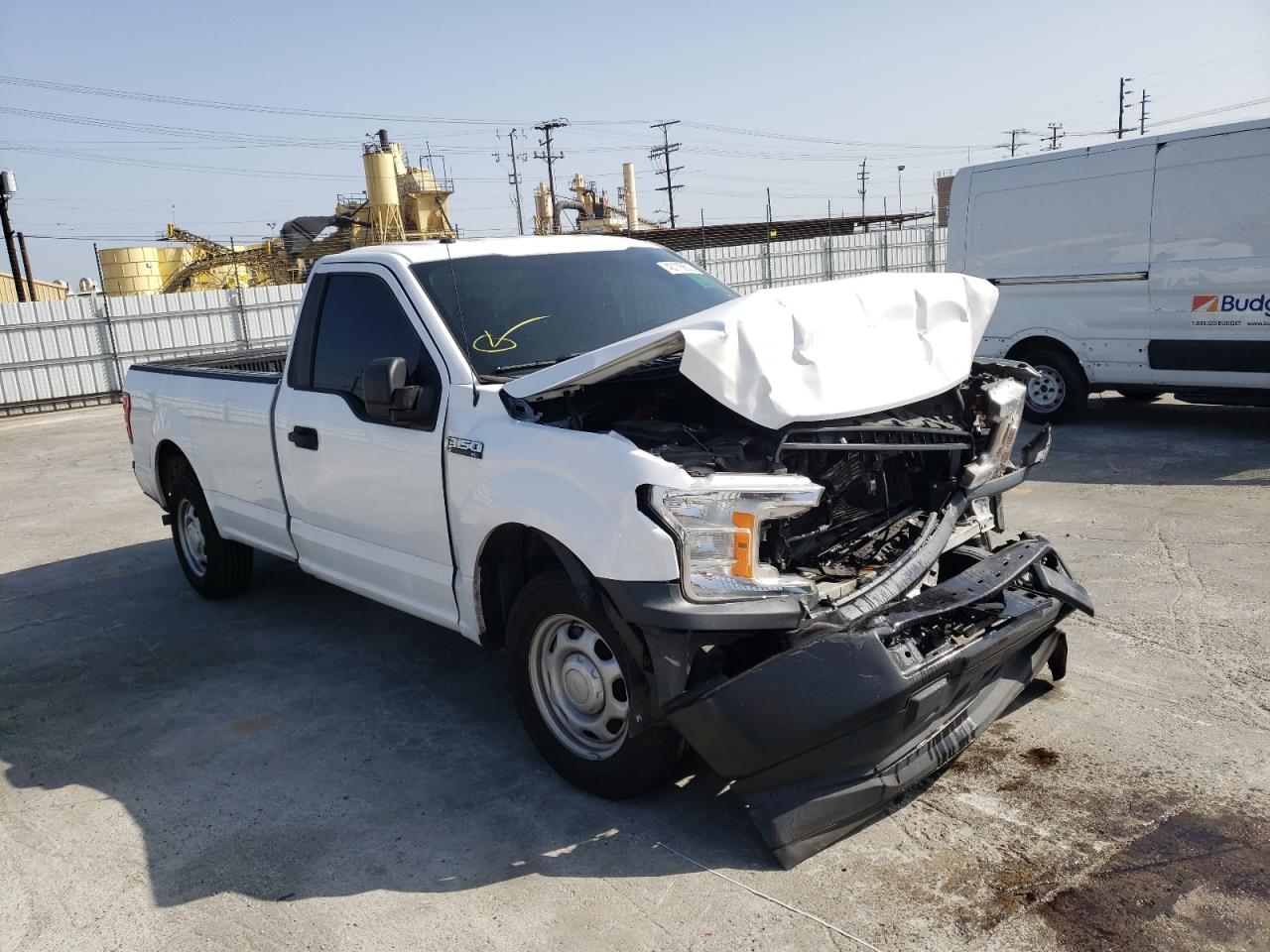 FORD F150 2018 with VIN 1FTMF1CB7JKD21087 - Photo from auction