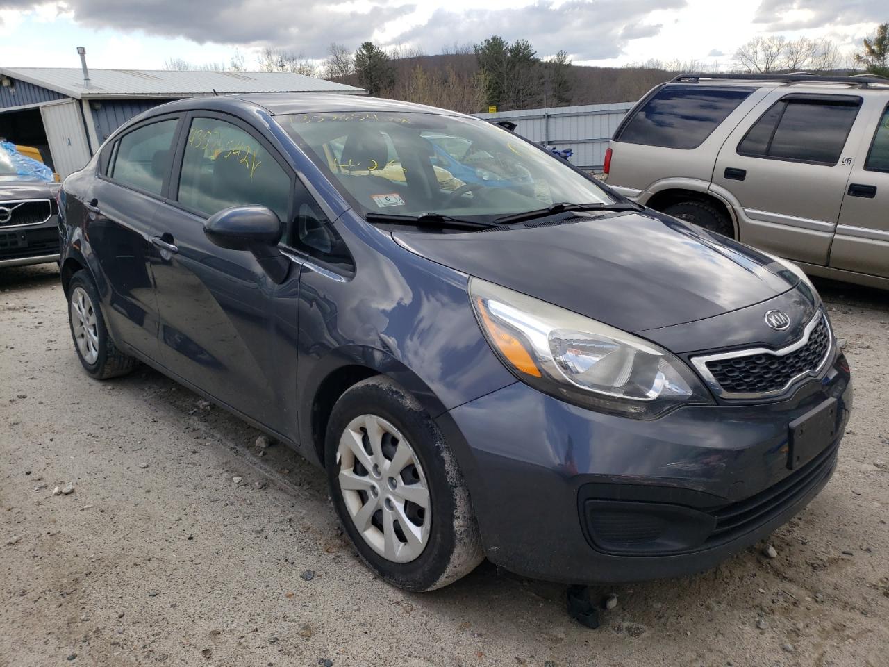 KIA RIO EX 2012 with VIN KNADN4A35C6049163 - Photo from auction