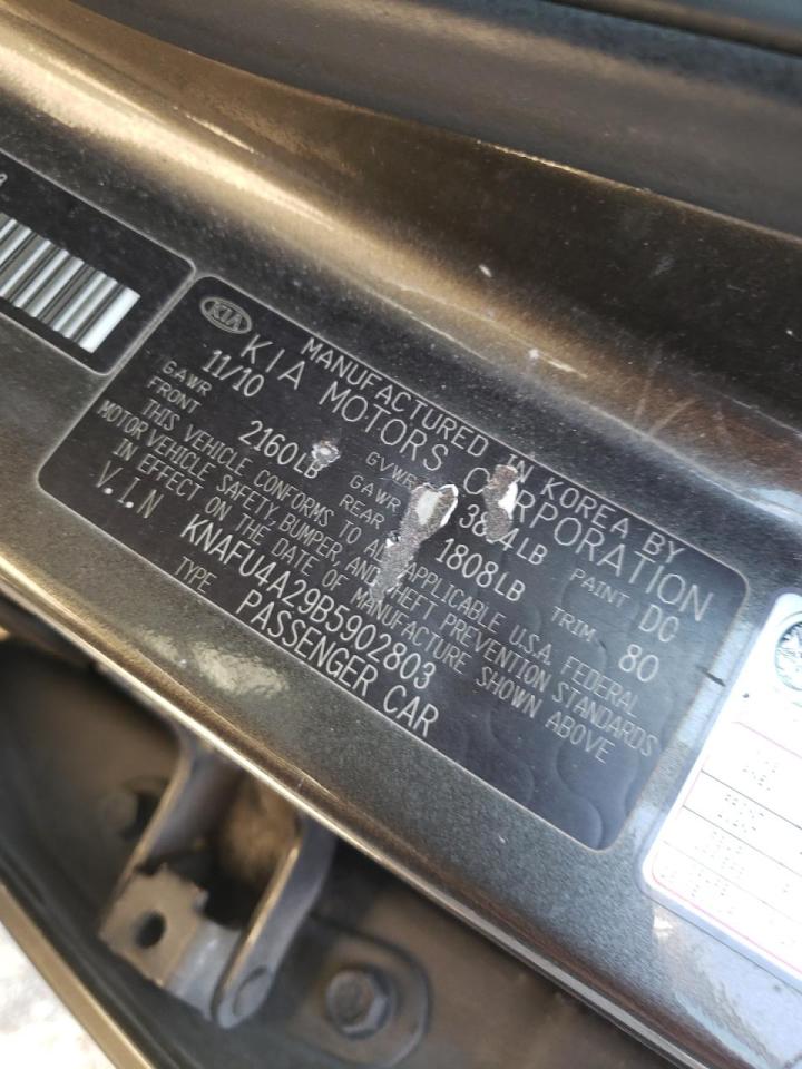 Photo 10 from auction – 2011 KIA FORTE EX with VIN KNAFU4A29B5902803