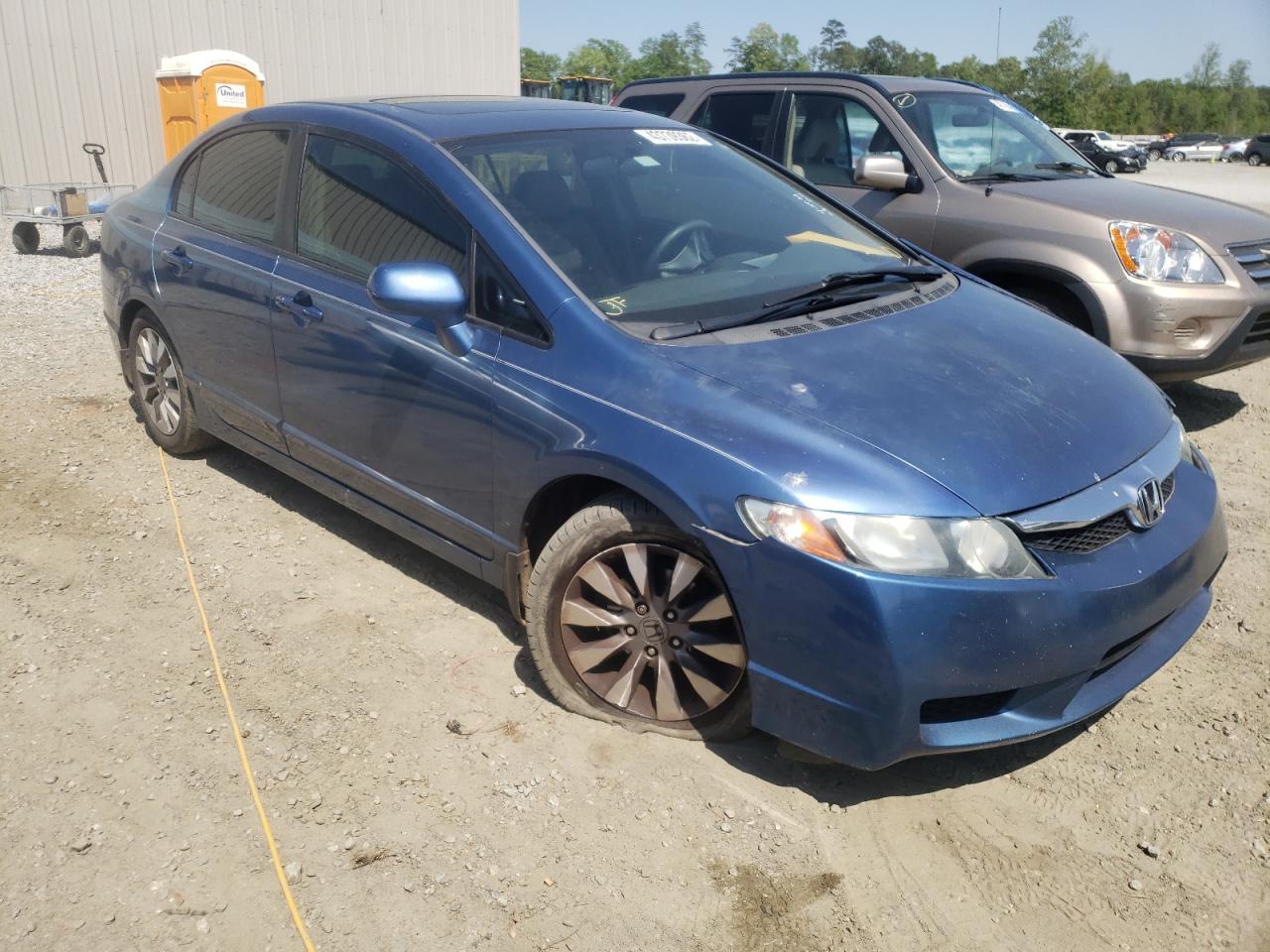 HONDA CIVIC EXL 2010 with VIN 2HGFA1F92AH536286 - Photo from auction