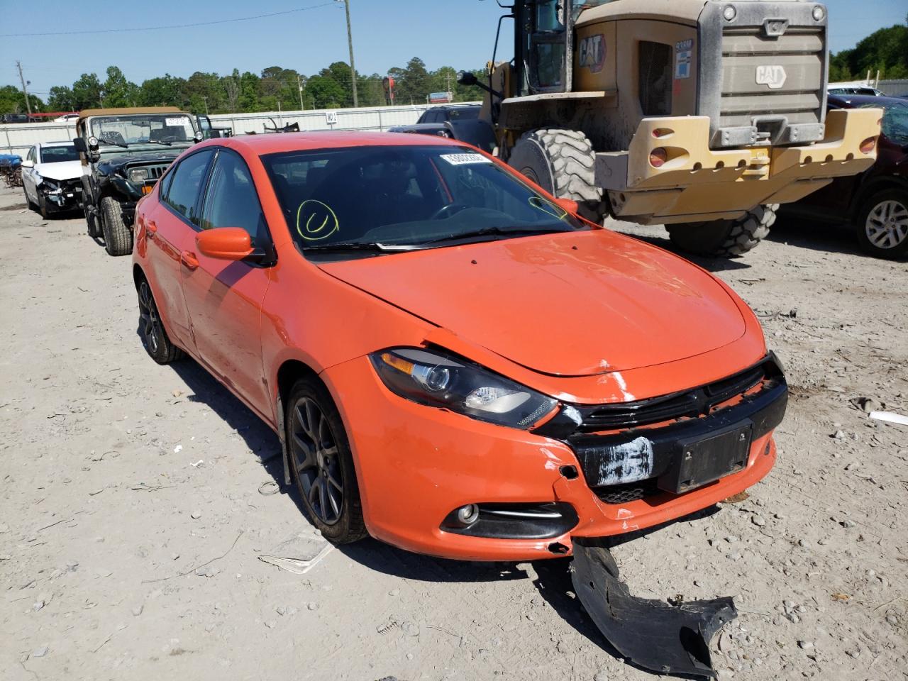 DODGE DART SXT 2015 with VIN 1C3CDFBB6FD410956 - Photo from auction