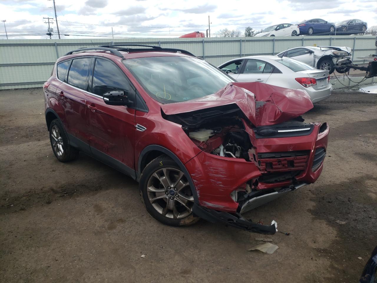 FORD ESCAPE SE 2014 with VIN 1FMCU9GX3EUA02135 - Photo from auction
