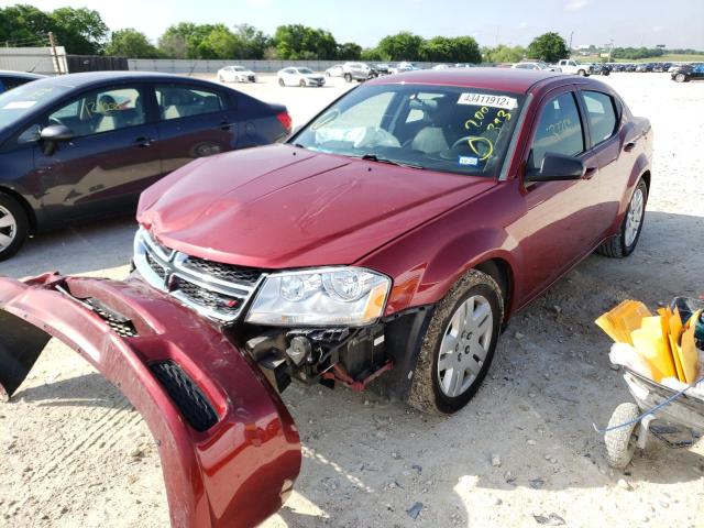 Photo 2 from auction – 2014 DODGE AVENGER SE with VIN 1C3CDZAB7EN200393
