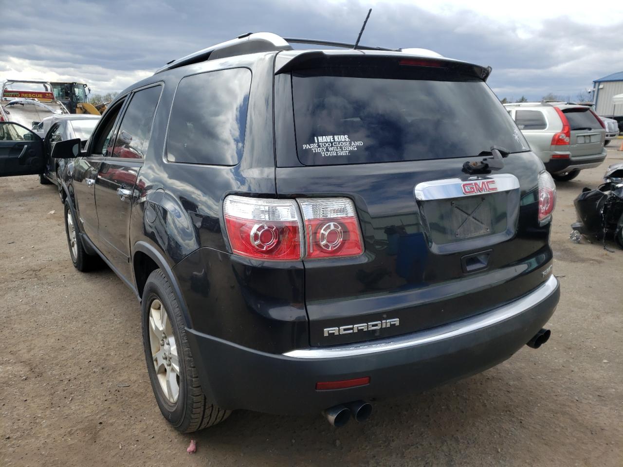 Photo 3 from auction – 2008 GMC ACADIA SLE with VIN 1GKEV13758J275413