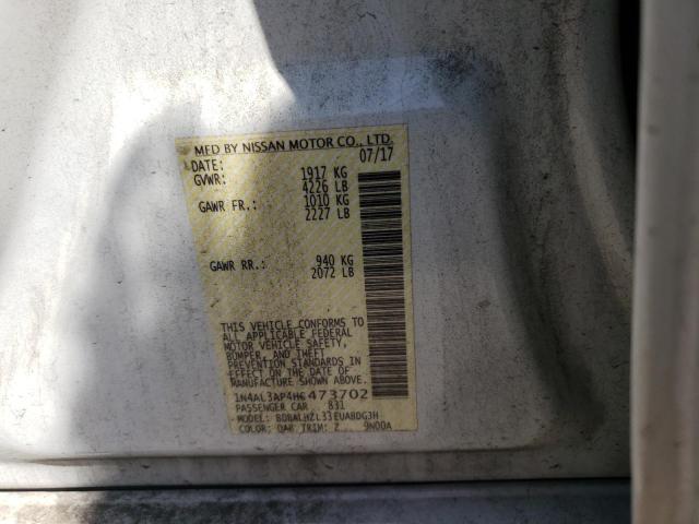 Photo 10 from auction – 2017 NISSAN ALTIMA 2.5 with VIN 1N4AL3AP4HC473702