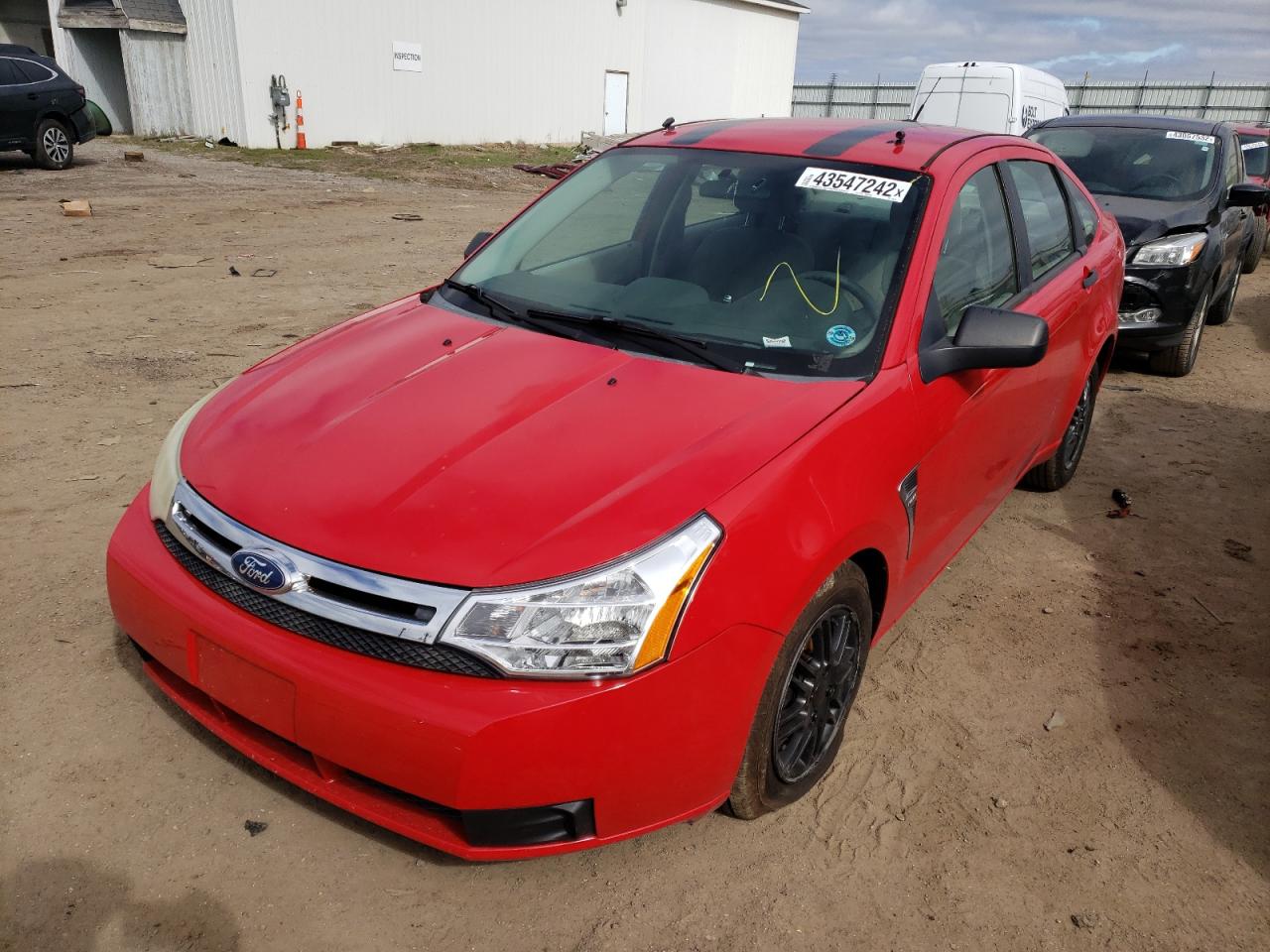 Photo 2 from auction – 2008 FORD FOCUS SE with VIN 1FAHP35N68W129105