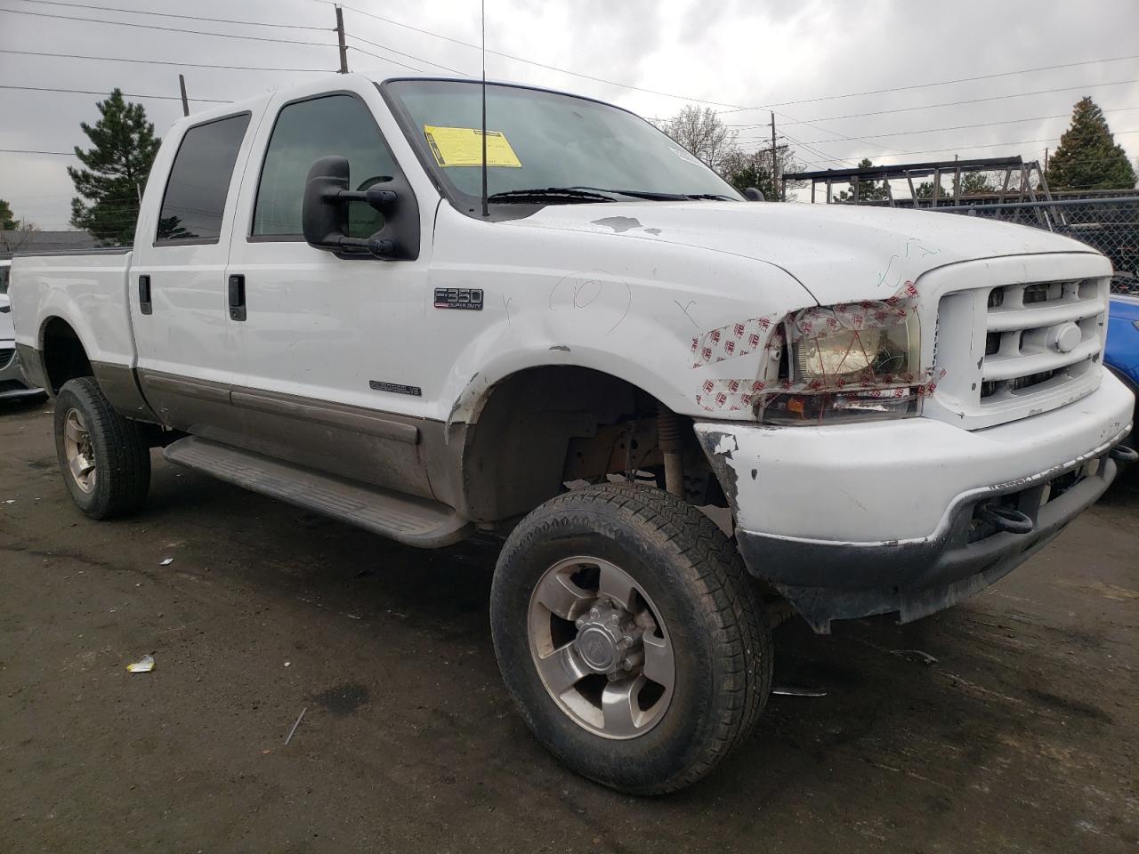 Photo 9 from auction – 2002 FORD F350 SRW S with VIN 1FTSW31F22EB48460